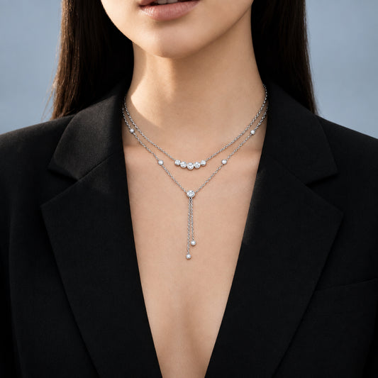 Bubble Y Necklace