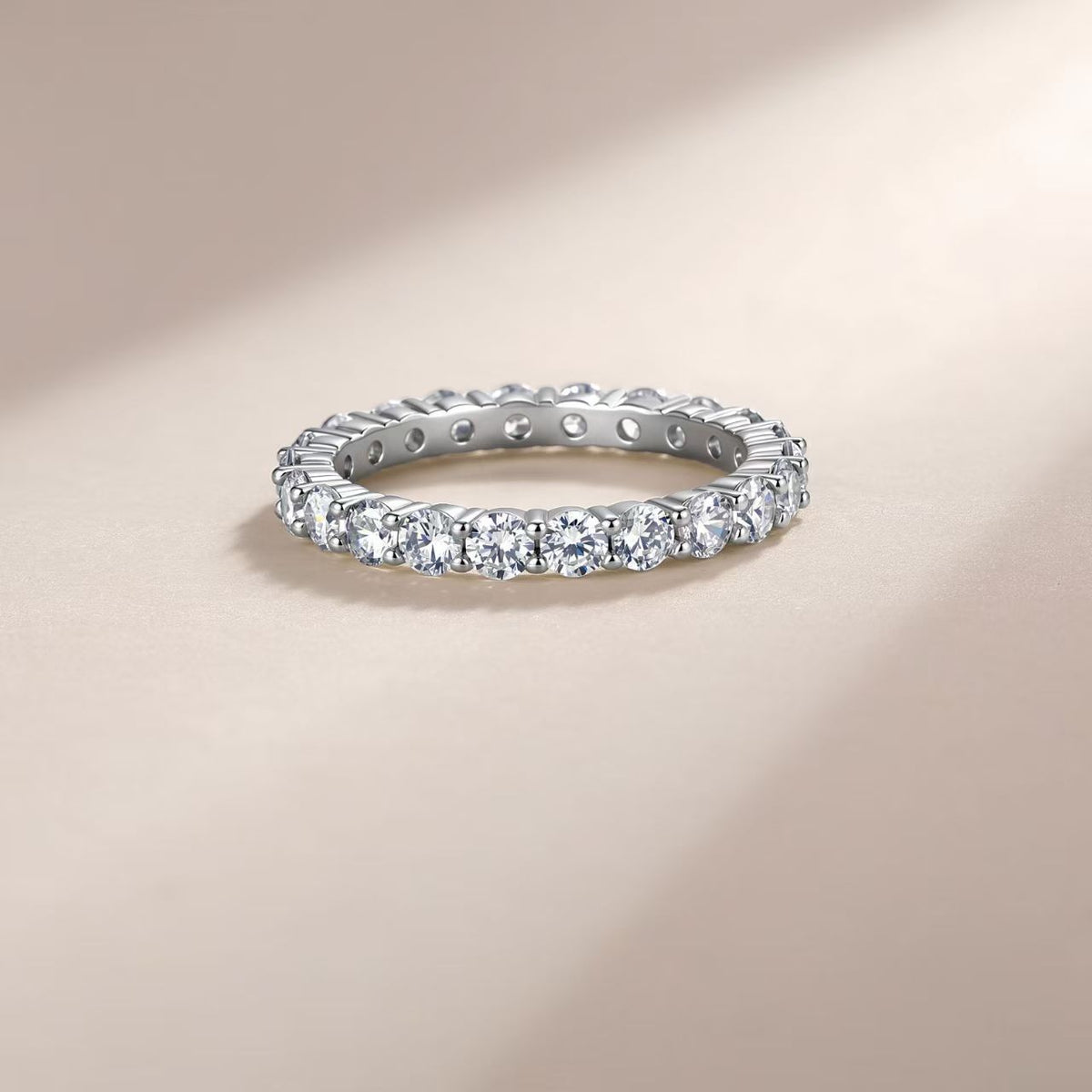 Valentina Eternity Ring worn on hand