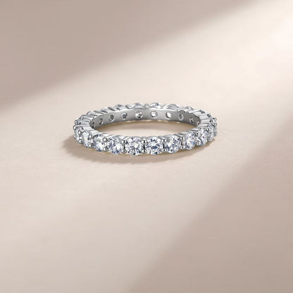 Valentina Eternity Ring worn on hand