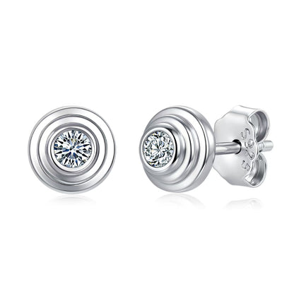 Isabella Moissanite Stud Earrings