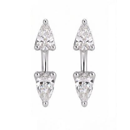 Élan Pear Moissanite Earrings