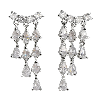 Cascade Tassel Earrings