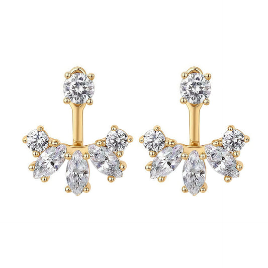 Delphine Dual-Wear Stud Earrings