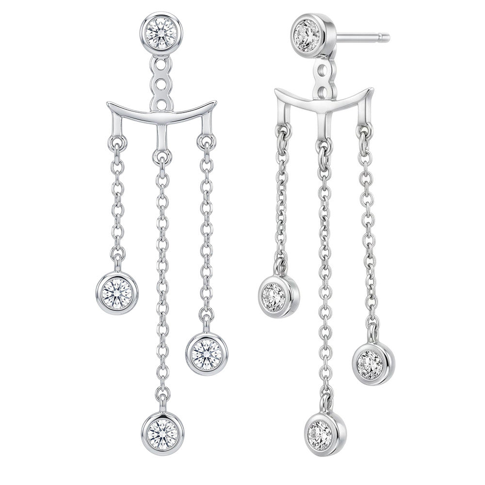 Paloma Moissanite Bubble Earrings