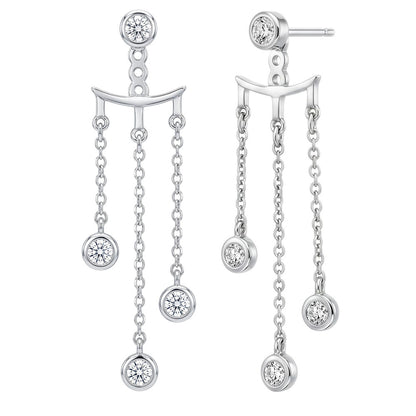 Paloma Moissanite Bubble Earrings