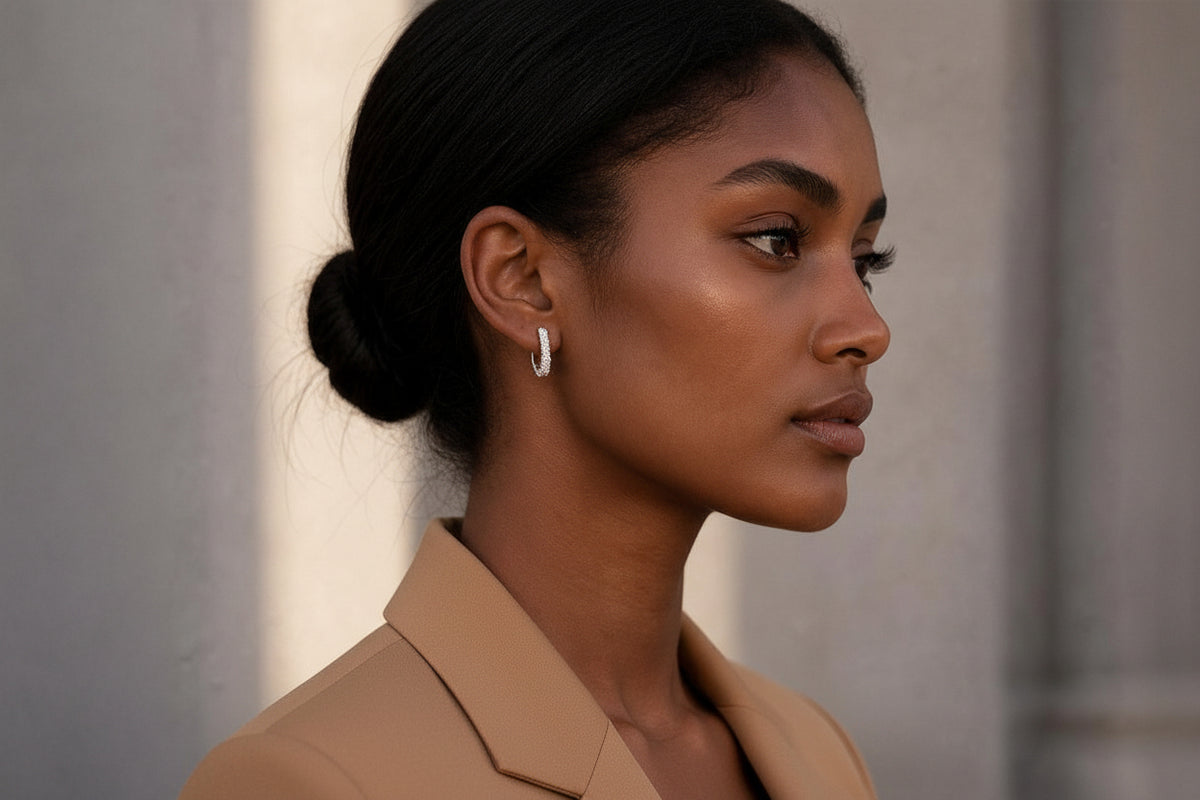 Solana Moissanite Earring