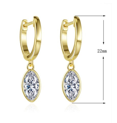 Amélie Marquise Drop Earrings