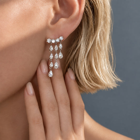 Cascade Tassel Earrings
