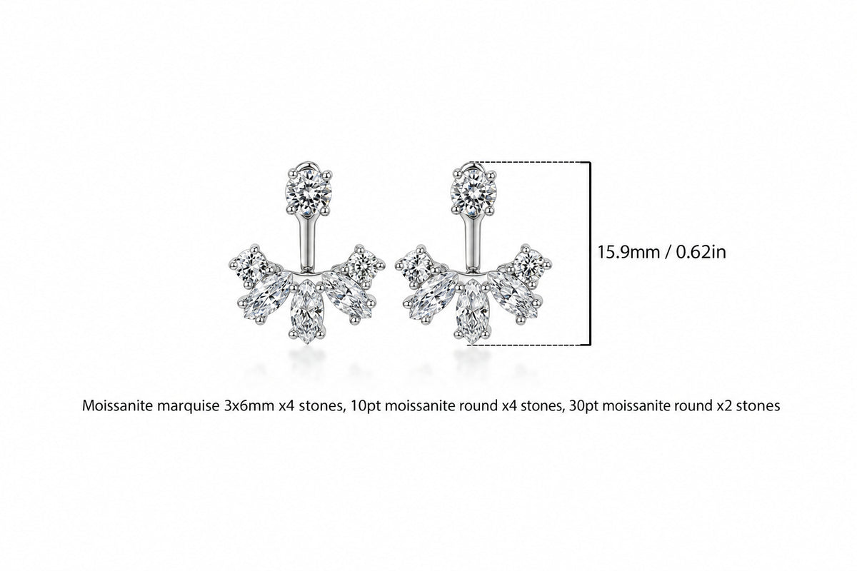 Delphine Dual-Wear Stud Earrings