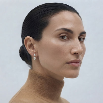 Élan Pear Moissanite Earrings