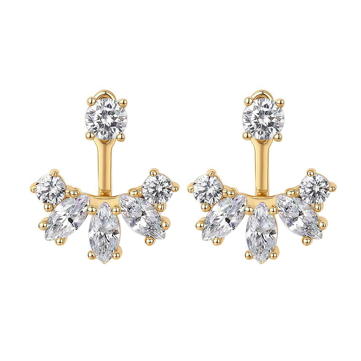 Delphine Dual-Wear Stud Earrings
