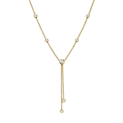 Bubble Y Necklace