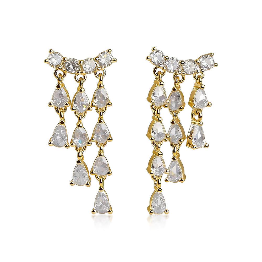 Cascade Tassel Earrings
