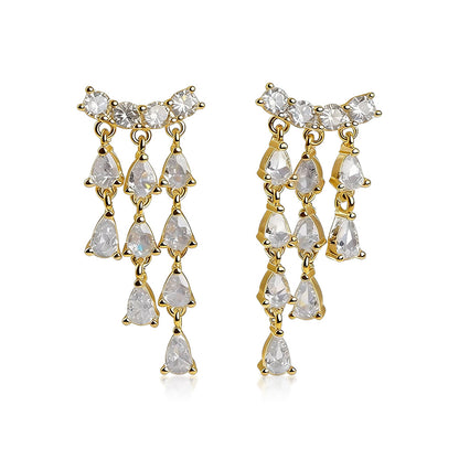 Cascade Tassel Earrings