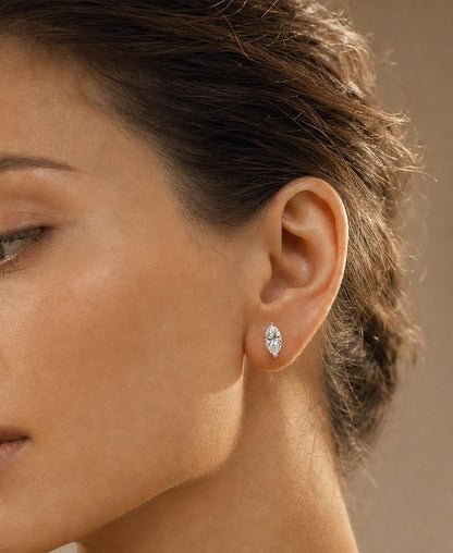 Rosalie Marquise Stud Earrings